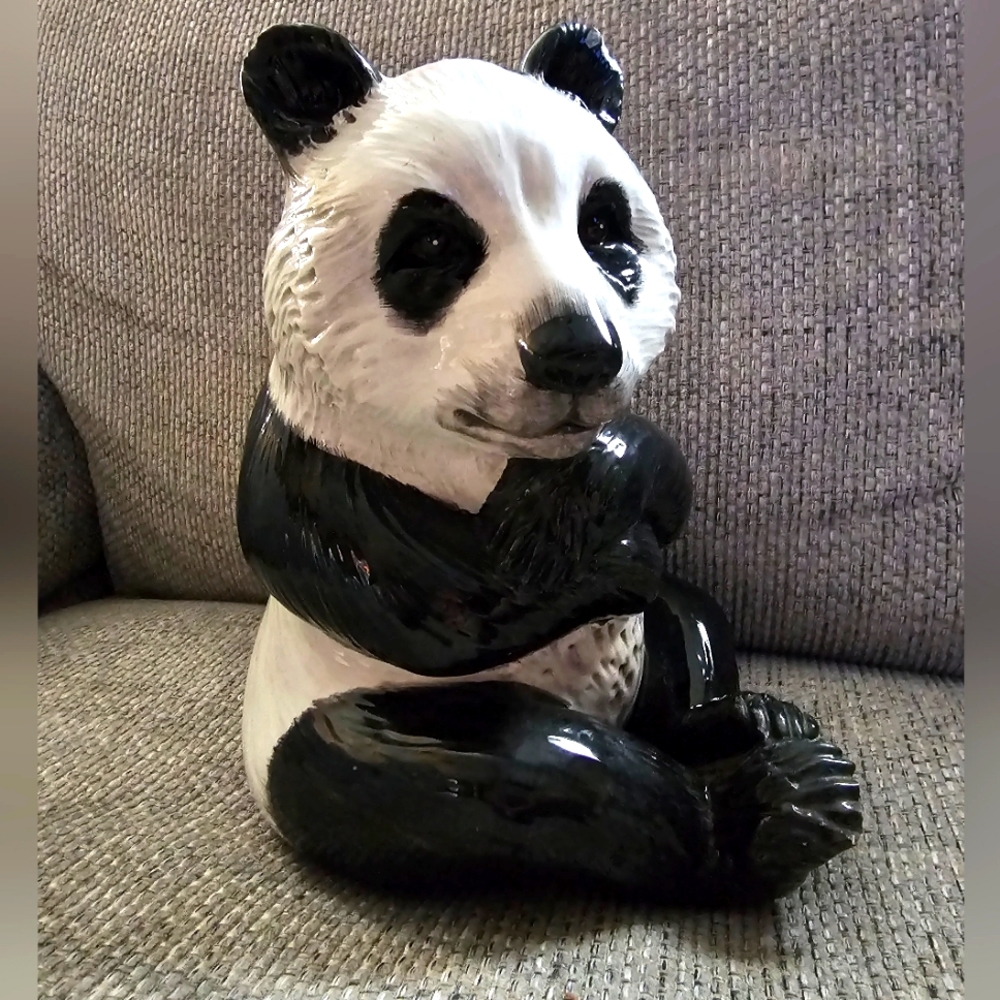 Italian Ceramic Panda Numbered